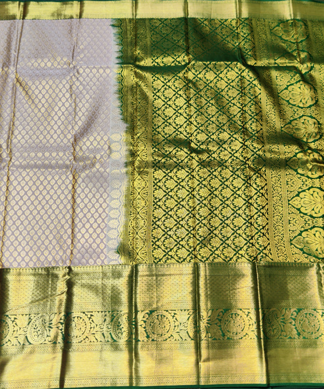 kanchi pattu half fine Bridal Saree -HF280
