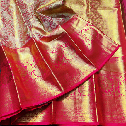 Kanchi Pattu Wedding Sarees @30% Off -KMP971