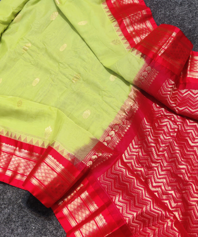 Gadwal cotton Silk Saree - GC01