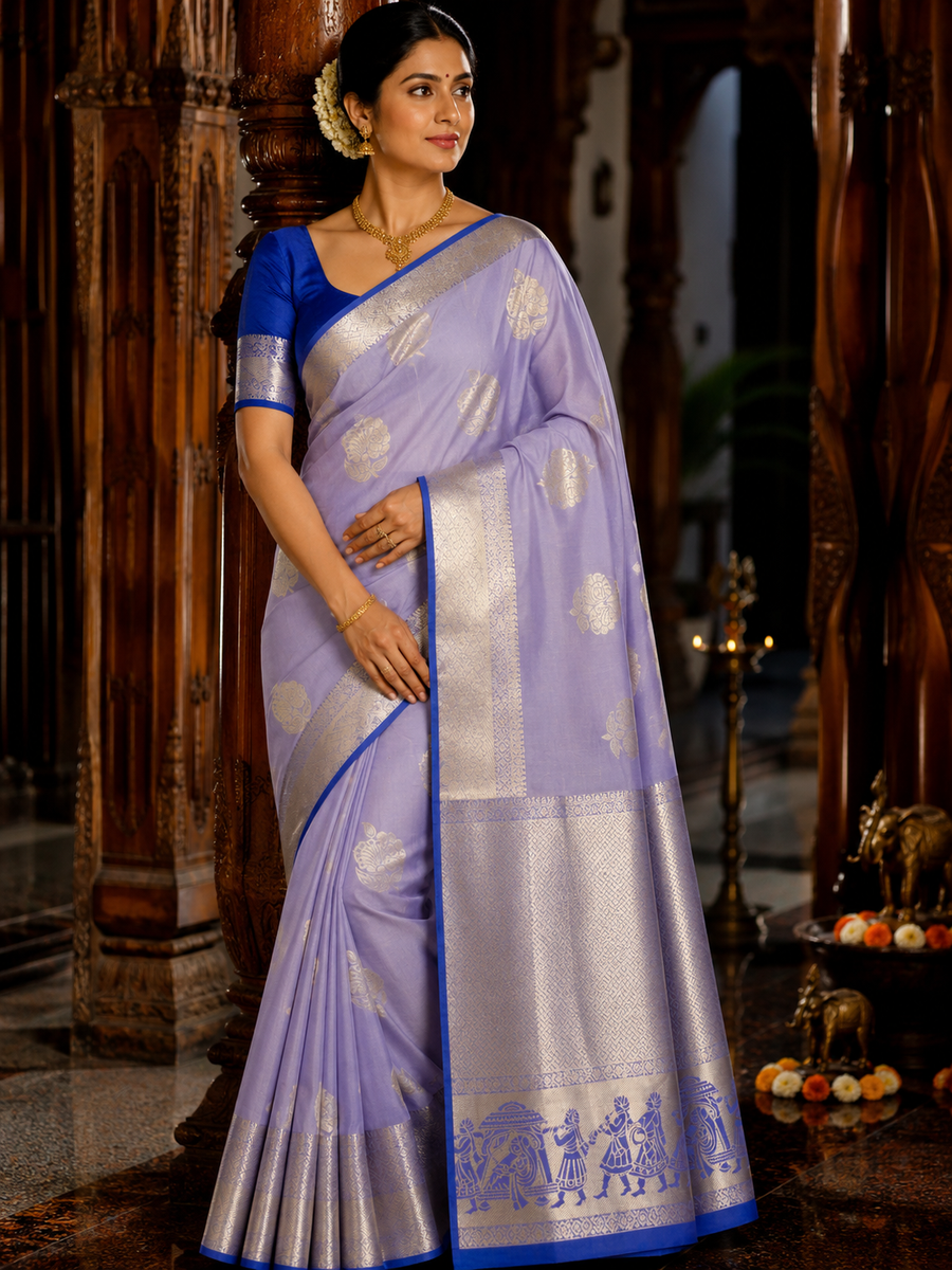 40%Off Kanchi pattu saree - KMP23