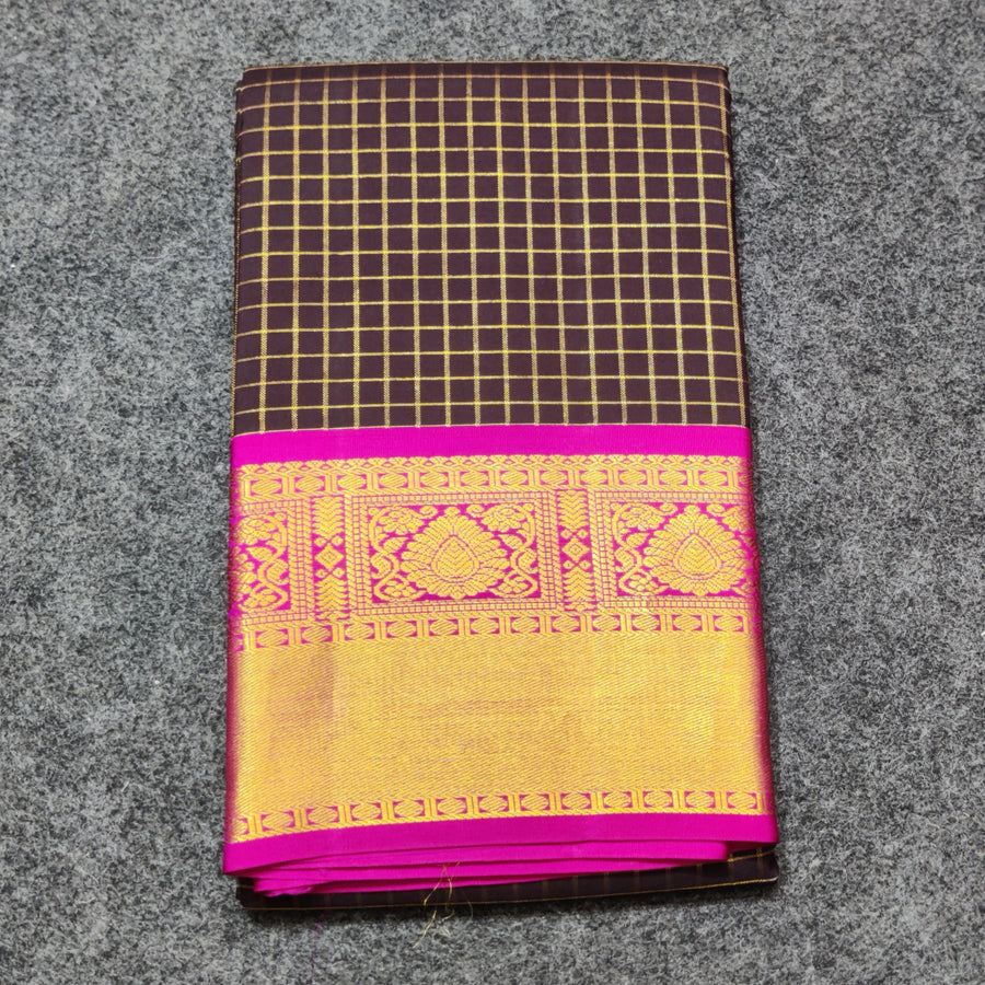 50% off Kanchi kuttu vintage Handloom saree - KMP59