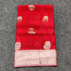 Chinon crepe silk saree -C10
