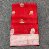 Chinon crepe silk saree -C10