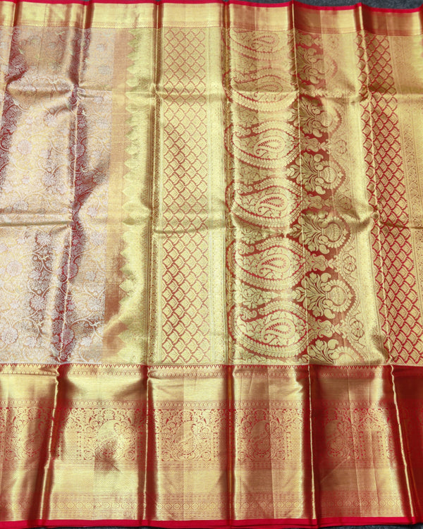 Kanchi Pattu Wedding Saree @35% Off -KMP60 alternate view