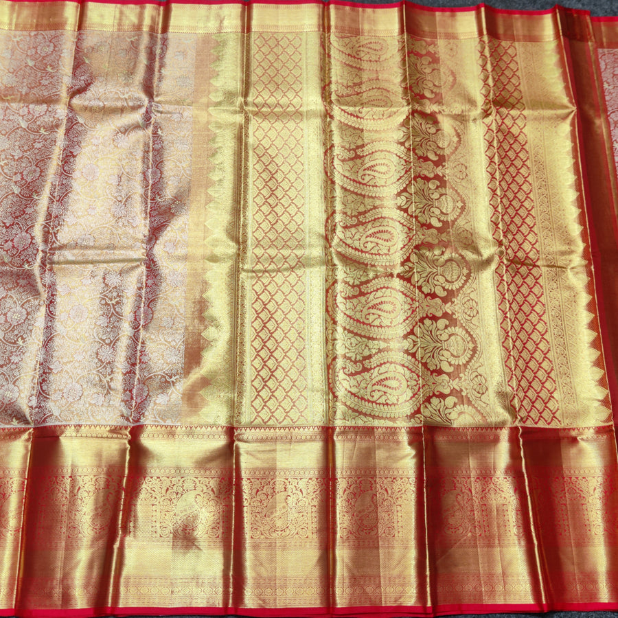 Kanchi Pattu Wedding Saree @35% Off -KMP60