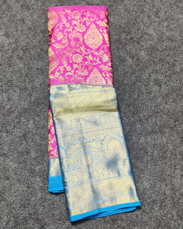 Kanchi pattu half fine bridal wear saree HF01
