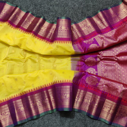 Gadwal Handloom Sico Silk Saree - GS167