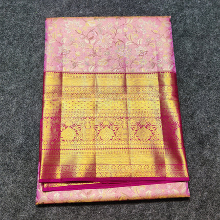 Kanchi Meenakari Brocade Pure handloom Silk Saree - KMP1790