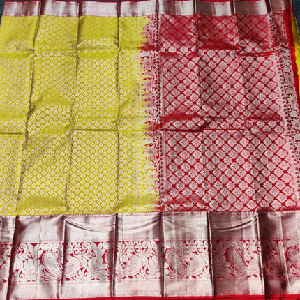 Kanchi pattu half fine Bridal Saree -HF271