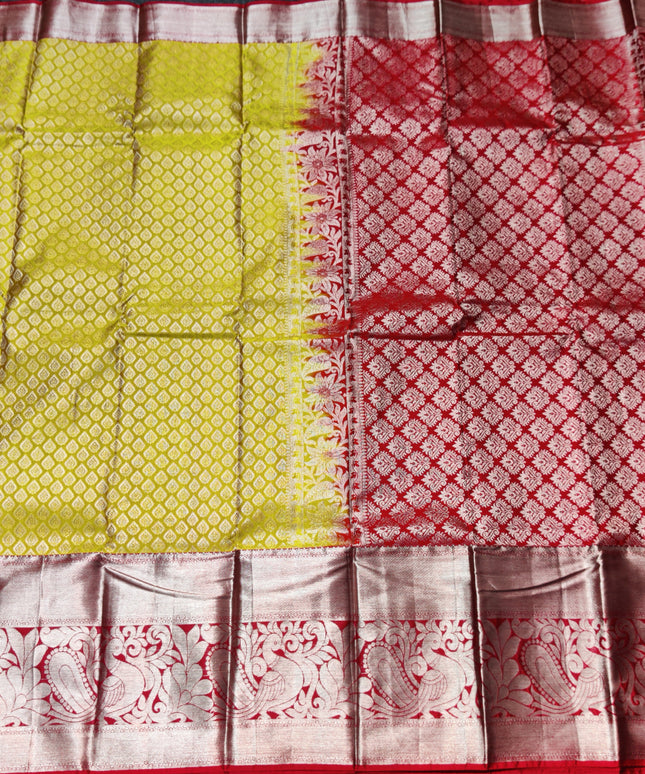 Kanchi pattu half fine Bridal Saree -HF271