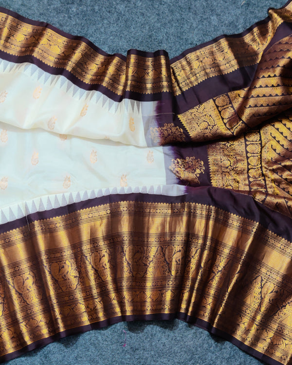 Gadwal Handloom pure silk- GPS01 alternate view