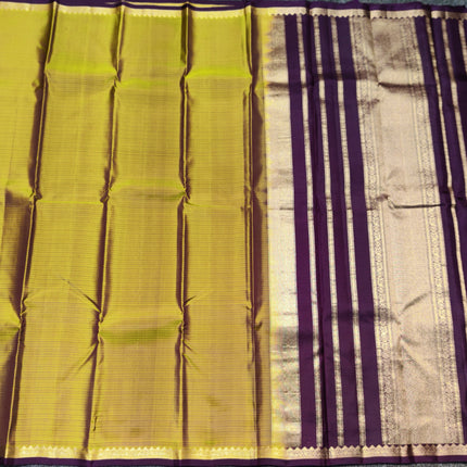 Kanchi pattu small border saree - KMP3015