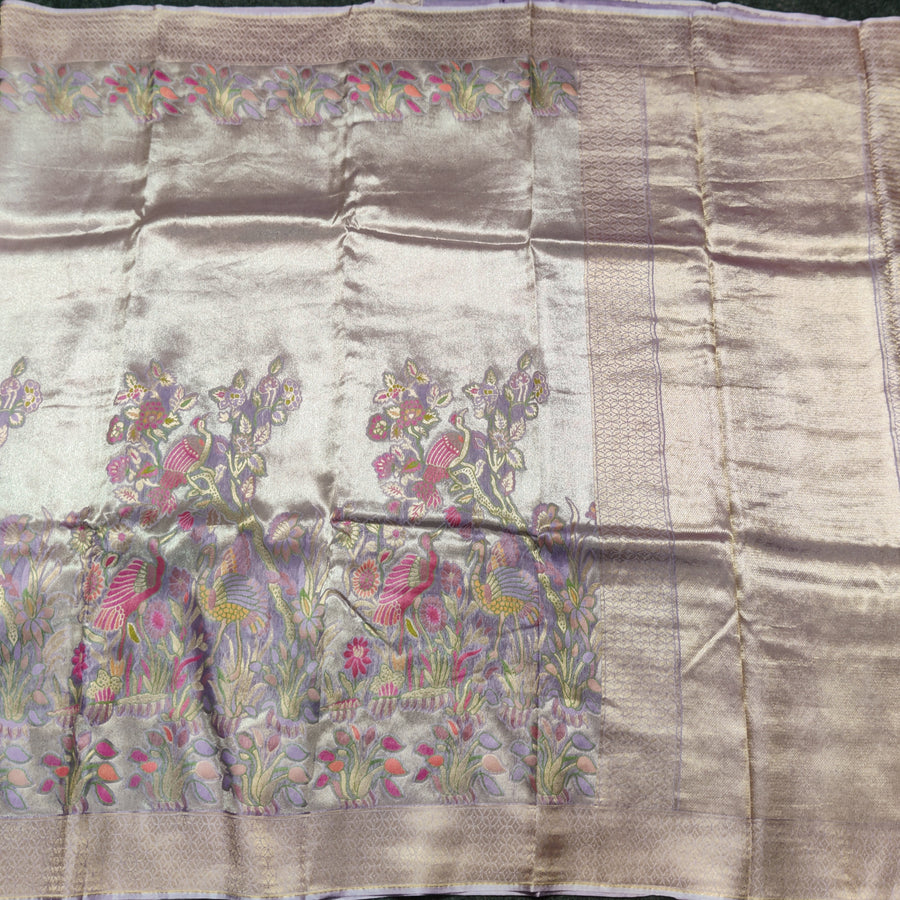 Banaras Tissue Allover Meenakari - BRS6