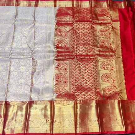 Kanchi pattu half fine bridal wear saree HF32