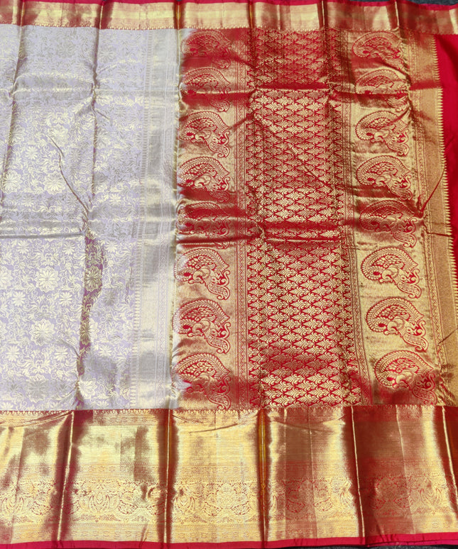 Kanchi pattu half fine bridal wear saree HF32
