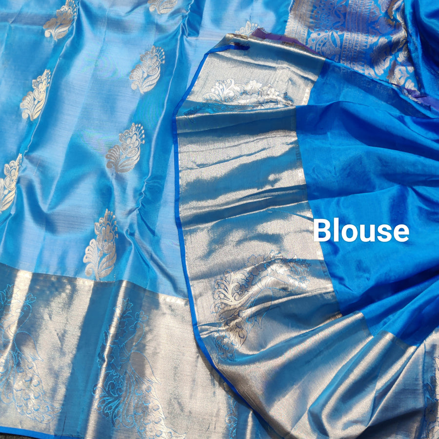Lightweight pattu Scurt Border Saree - LWP413