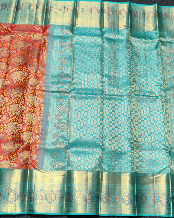 Kanchi Meenakari Brocade Pure handloom Silk Saree - KMP3211 alternate view