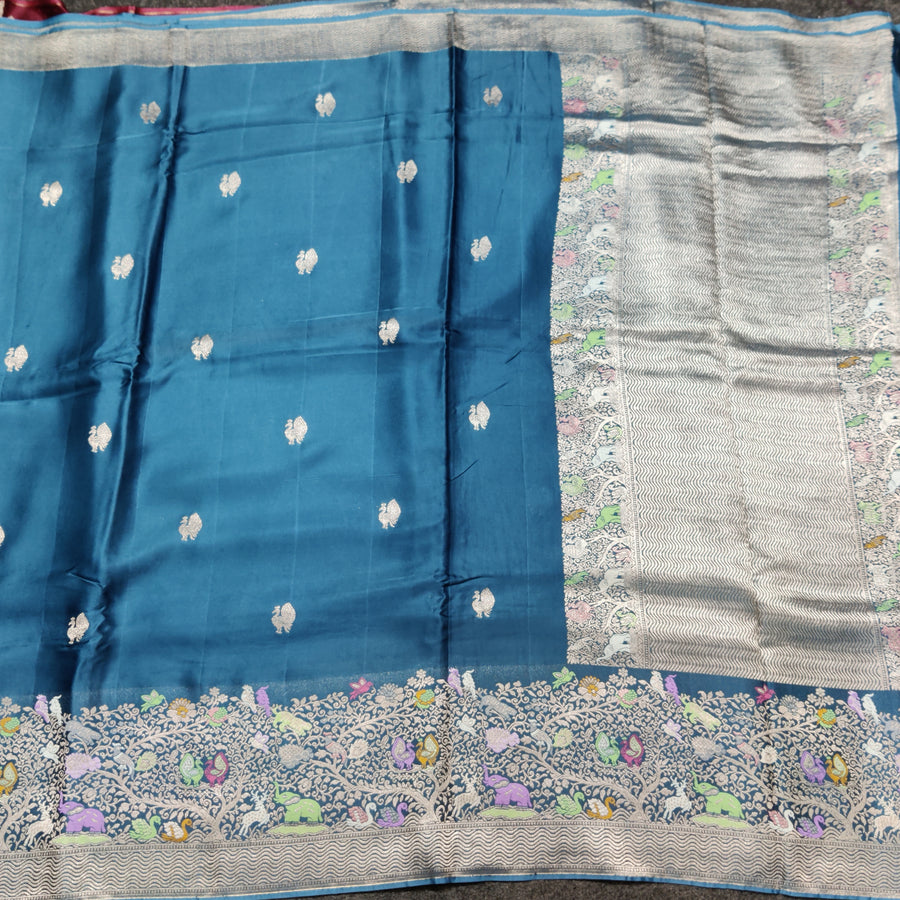 Mashru satin Silk Saree- MS22