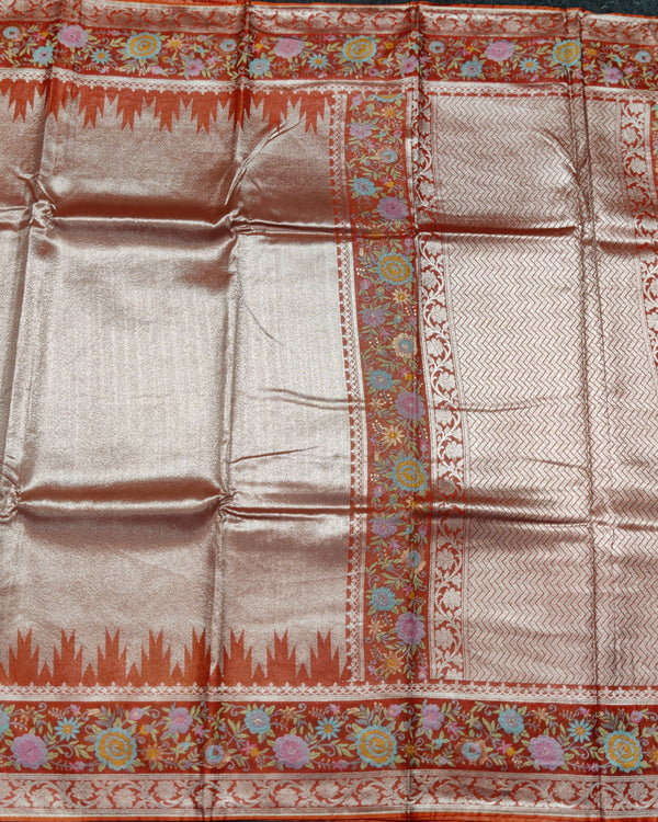 Banaras Tissue Paithani silk saree - BRS22 alternate view