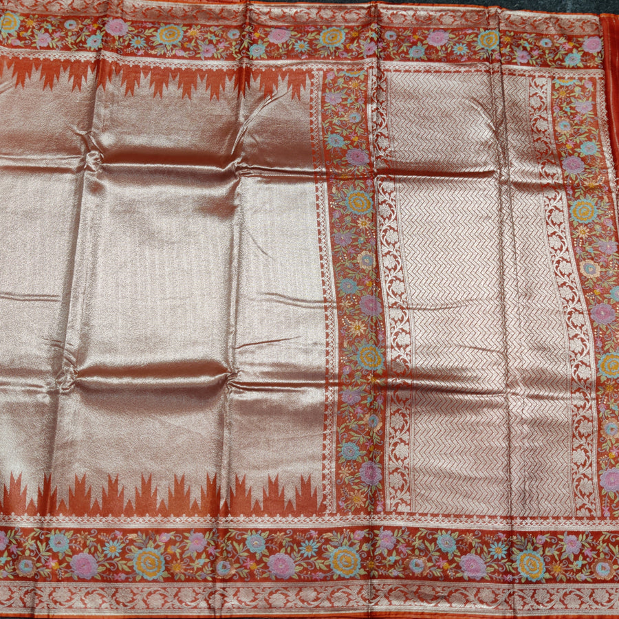 Banaras Tissue Paithani silk saree - BRS22