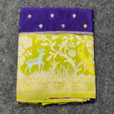Chinon crepe silk Saree- C08