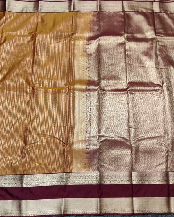 Kanchi semi vintage silk Saree -KS27 alternate view