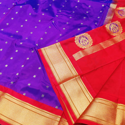 Gadwal Paithani Soft Silk Saree- GSM05
