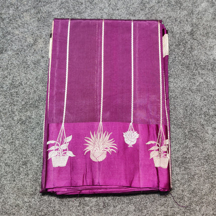 Raw mango Pure Silk Saree - RM05