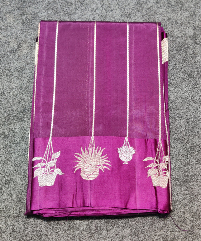 Raw mango Pure Silk Saree - RM05
