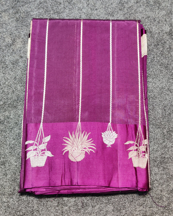 Raw mango Pure Silk Saree - RM05