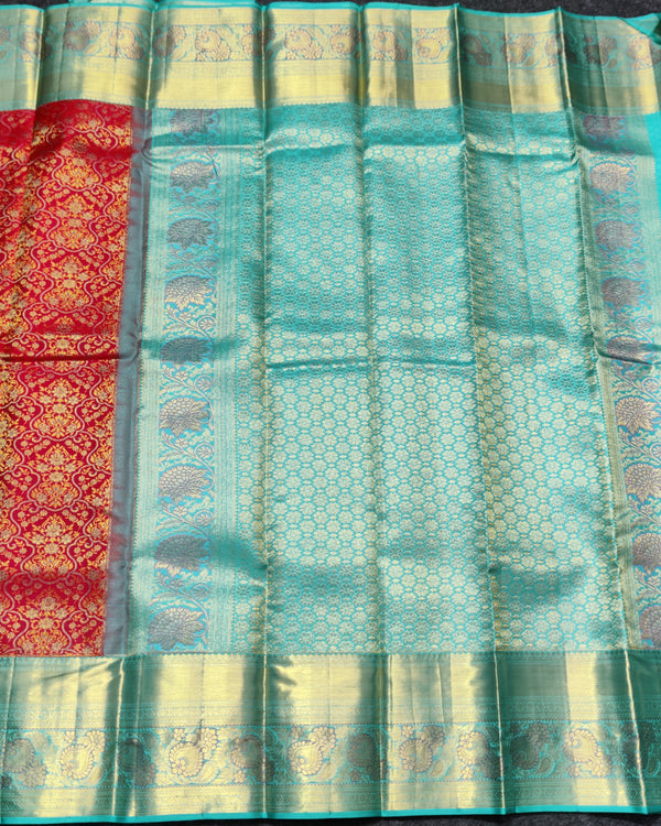 Kanchi Meenakari Brocade Pure handloom Silk Saree - KMP3202 alternate view