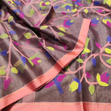 Jamdani handloom pure silk - JM15