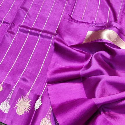 Raw mango Pure Silk Saree - RM07