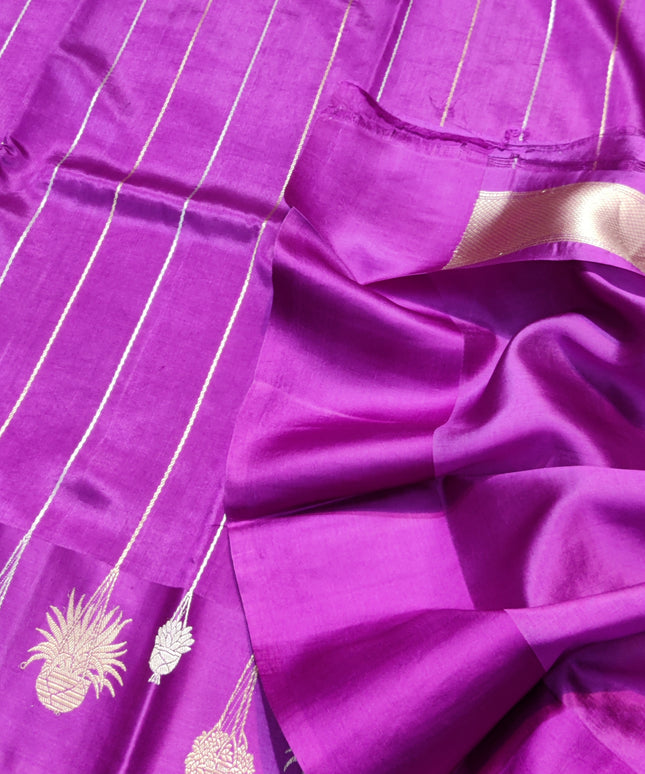 Raw mango Pure Silk Saree - RM07