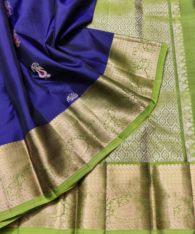 Meenakari kanchi lightweight pattu Saree - KMP308
