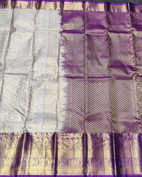 Kanchi pattu half fine bridal wear saree HF45 alternate view