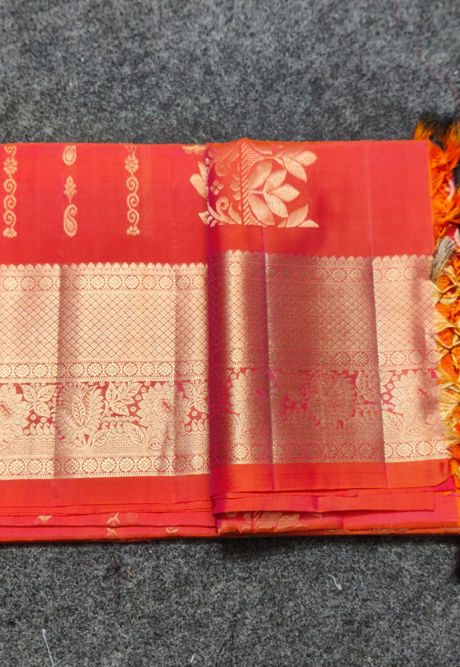 Meenakari kanchi lightweight pattu Saree - KMP3128