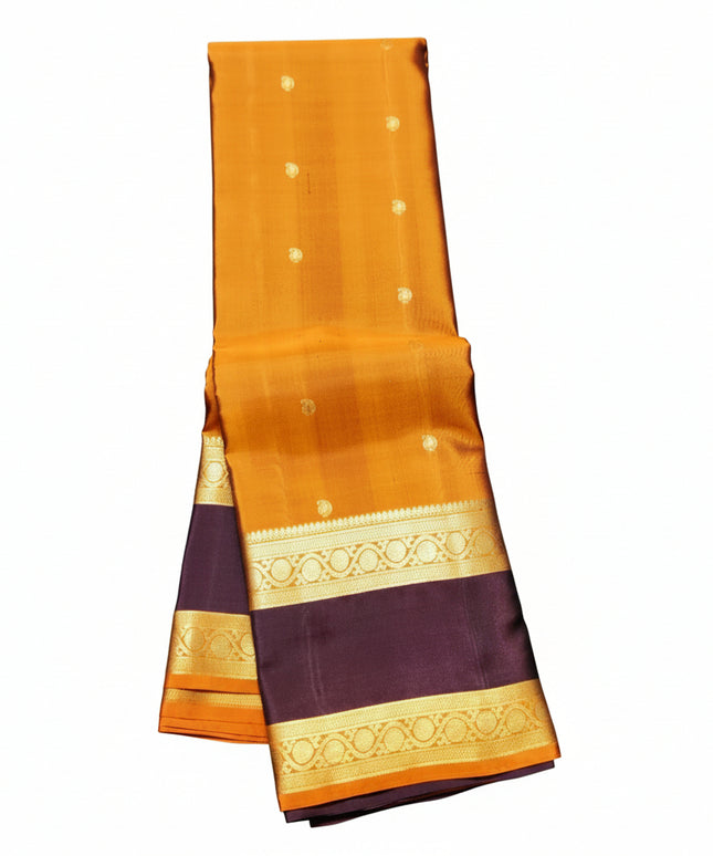 Rust kanjivaram Handloom  - KMP3100
