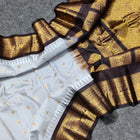 Gadwal check design pure silk- GPS26