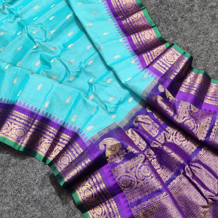 Gadwal Handloom Sico Silk Saree - GS168