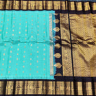 Gadwal check design pure silk- GPS28