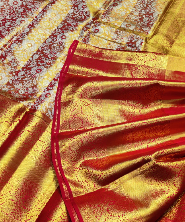 Kanchi Pattu Wedding Sarees @30% Off -KMP955