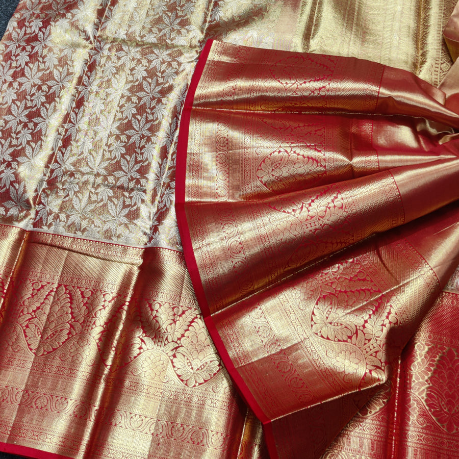 Kanchi Pattu Wedding Saree @35% Off -KMP64