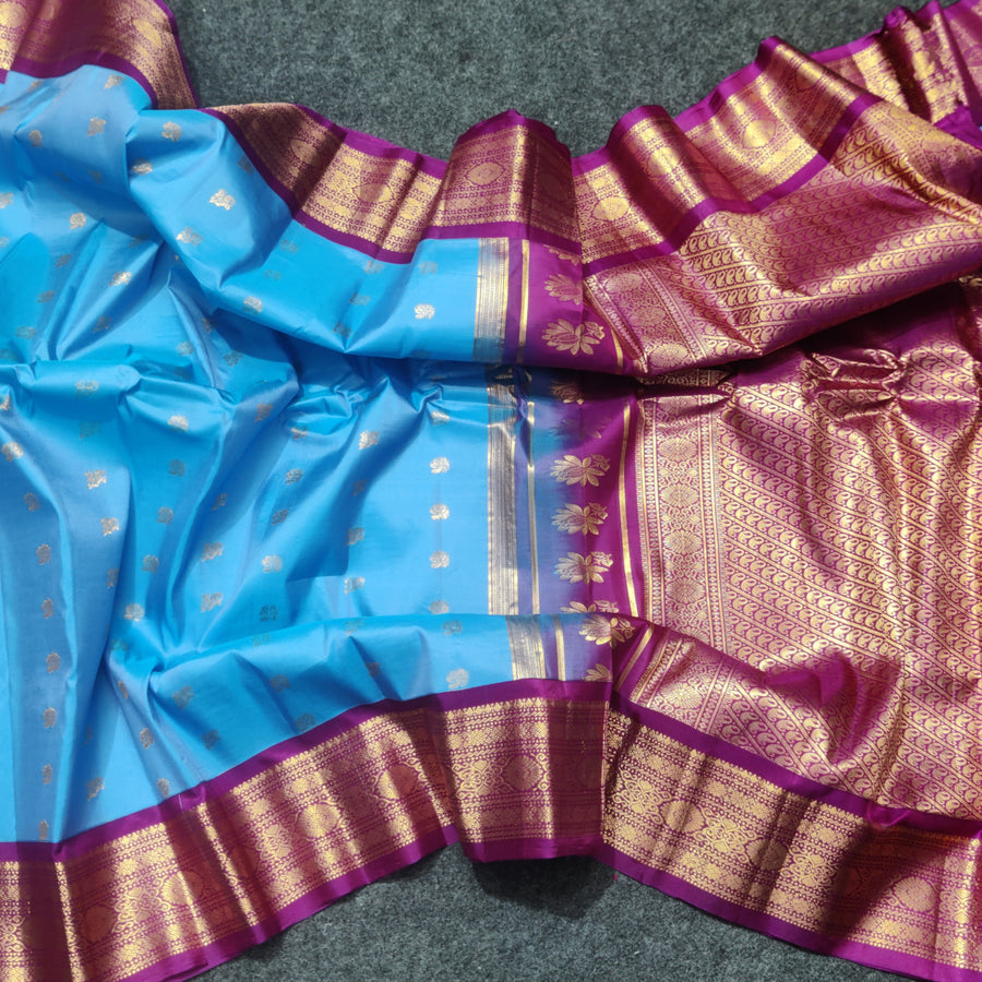 Gadwal Handloom Pure silk saree - GPS04