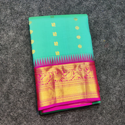 Kanchi Pure Handloom Pattu Saree - KMP163