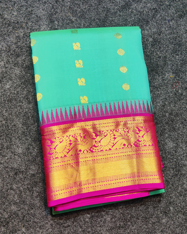 Kanchi Pure Handloom Gadwal Saree - KMP163
