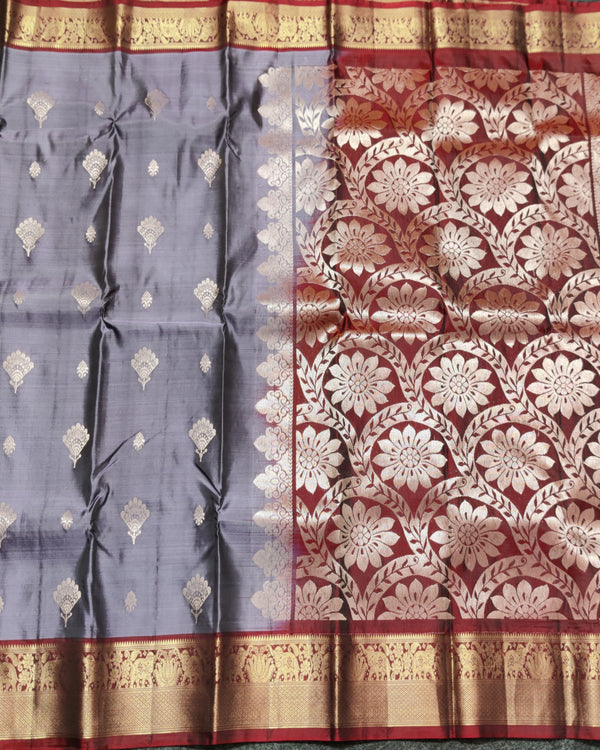 Kanchi Vintage Small border pattu - KMP80 alternate view