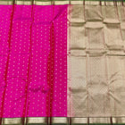 Kanchi pattu small border saree - KMP246