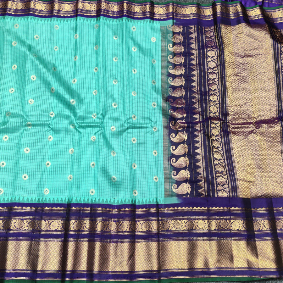 Gadwal Handloom pure silk- GPS41