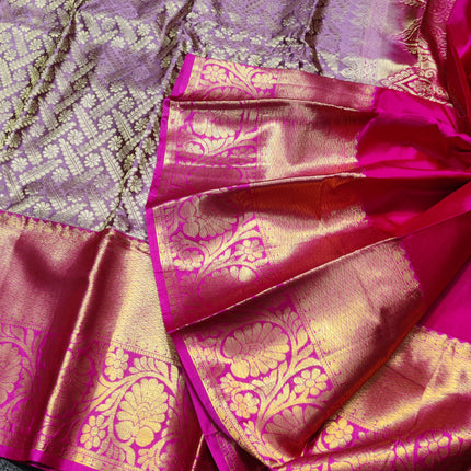 Kanchi pattu half fine bridal wear saree HF26